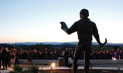 The 'Big Jimmy' statue on East Campus