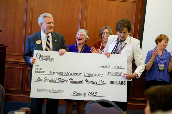 Class of 1965 makes $115,000 gift!