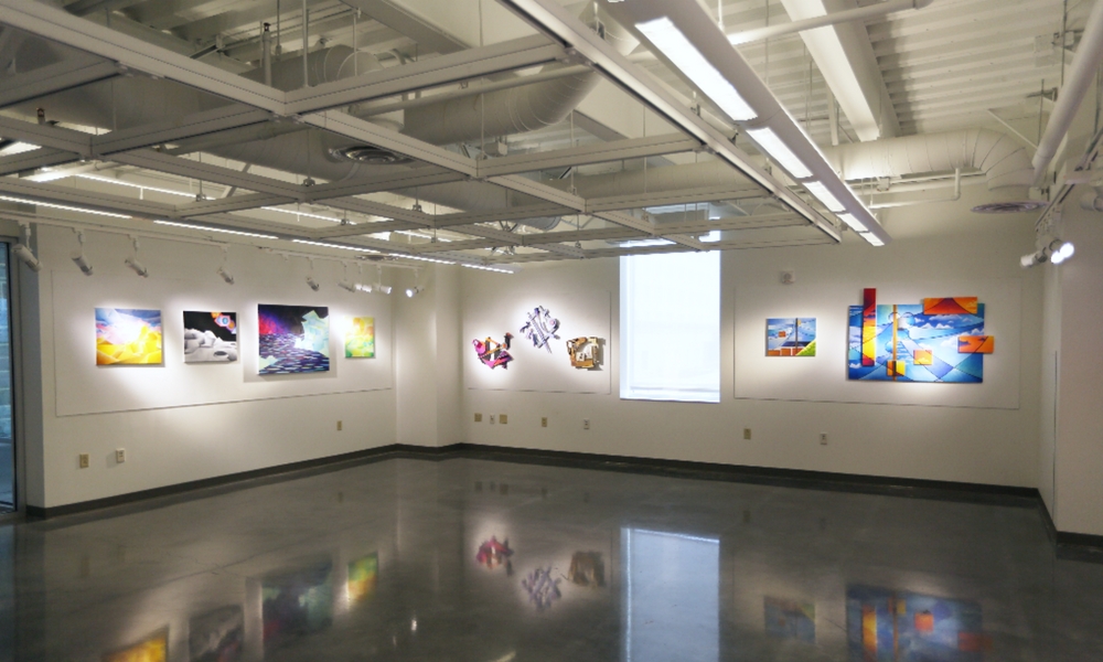 Gavin's work in Exhibition Space