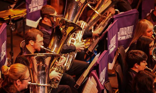 JMU Brass Band perform in 2017 RNCM Festival