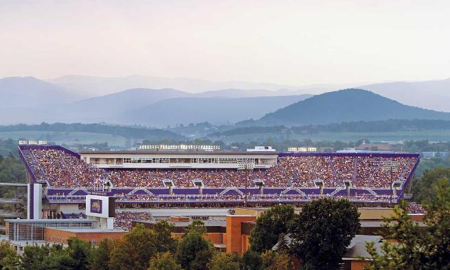 Bridgeforth Stadium on game day