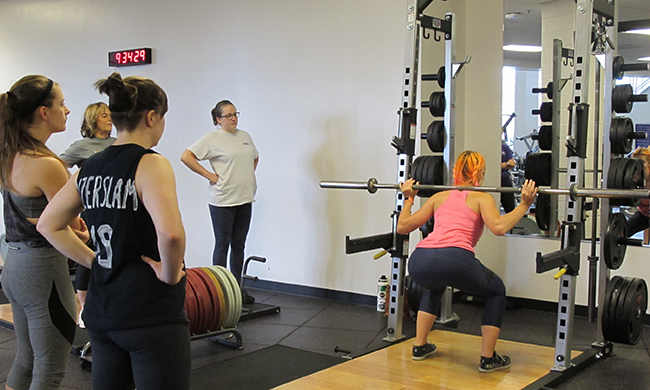 PHOTO: Barbells and brunch event