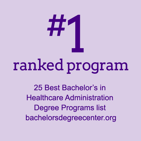 #1 ranked HSA program bachelorsdegreecenter.org