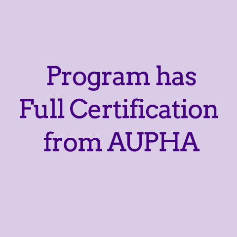 AUPHA accredited