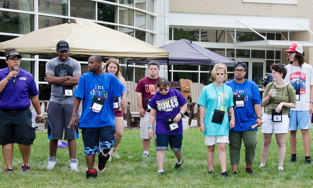 PHOTO: JMU students help with I'm Determined summit