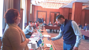 Professional certification training on psychosocial support in crisis situations, Dushanbe, 2018.  Image courtesy of Reykhan Muminova. 