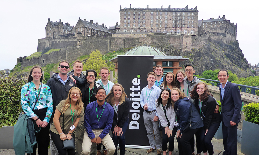 CIS students studying abroad in Scotland - 2018