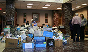 Collections for the Brent Berry Food Drive - 2014