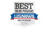 US News and World Report 2015 Best Online MBA Programs Logo