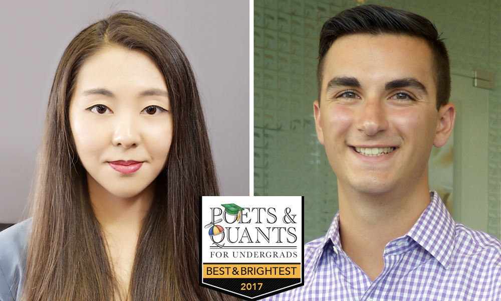 Carrie Bao & Michael Habib - Poets&Quants Best and Brightest - 2017