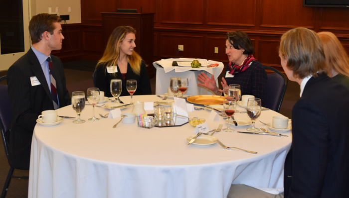 2016 Etiquette Dinner hosted by the Office of Experiential Learning