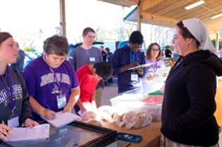 Valley Scholars at the Farmers Market