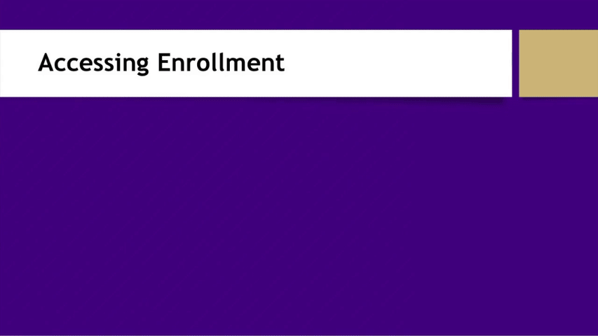 Accessing Enrollment