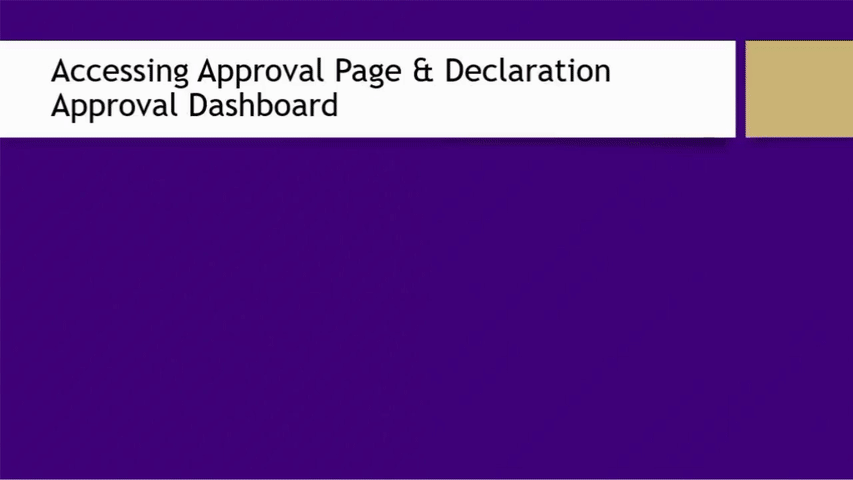How to Access Approval Page