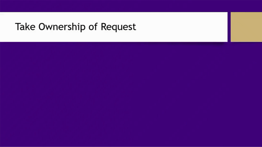 Take Ownership of a Request