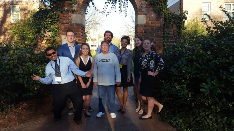 CSM students delivered posters at the recent Colonial Academic Alliance Undergraduate Research Conference, held at Elon College!