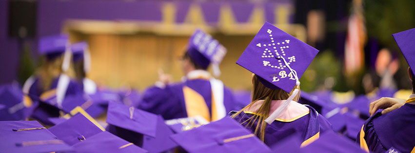 Students at commencement