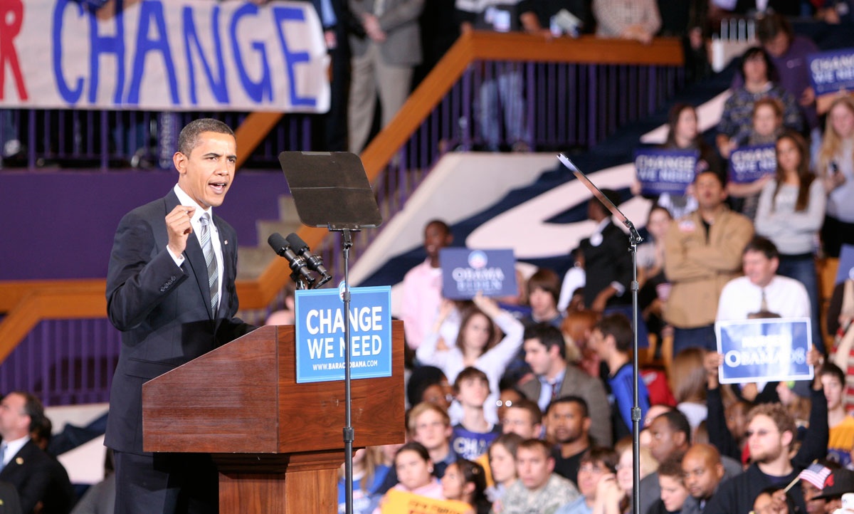 2008 October Obama Campaign Photo