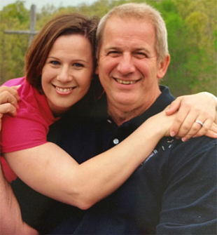 Lisa Carnago and father