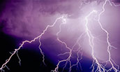 stock lightning photo to go with story about derecho research
