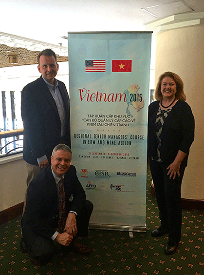 Photo of JMU faculty in Vietnam