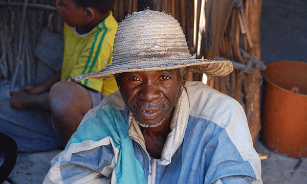 Photo of village elder in Madagascar