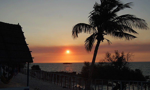 Photo of sunset in Madagascar