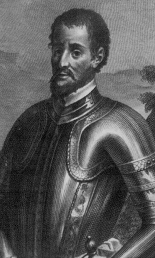 Illustration of Hernando de Soto