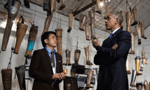 Photo of President Obama in Laos
