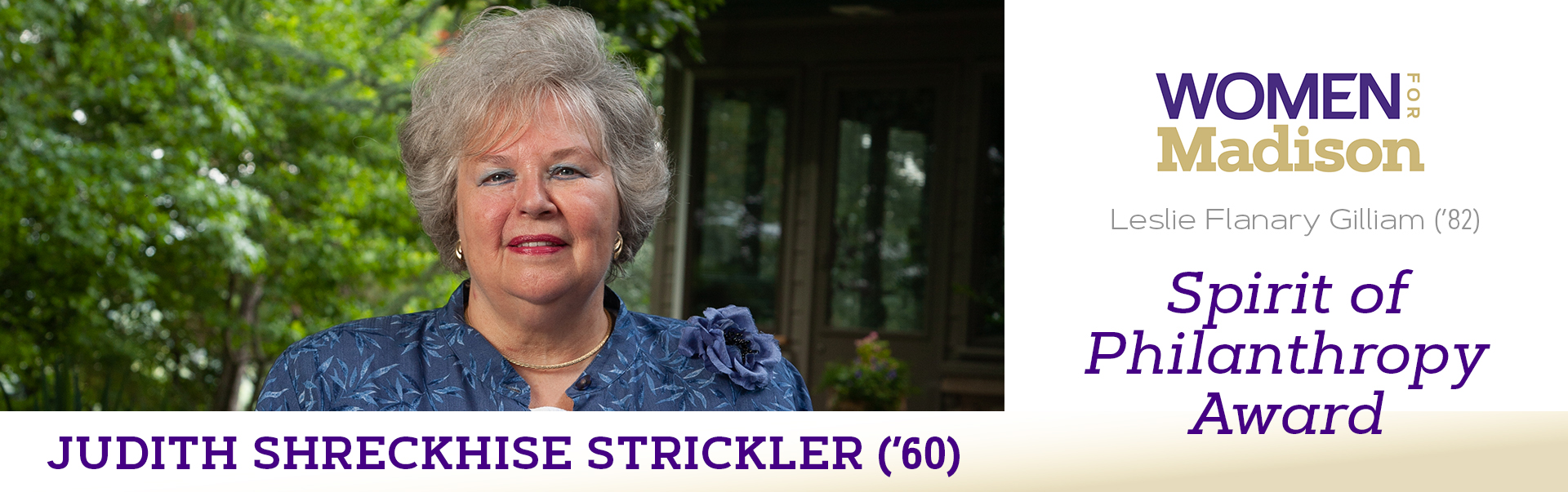 Video celebrating Judy Strickler