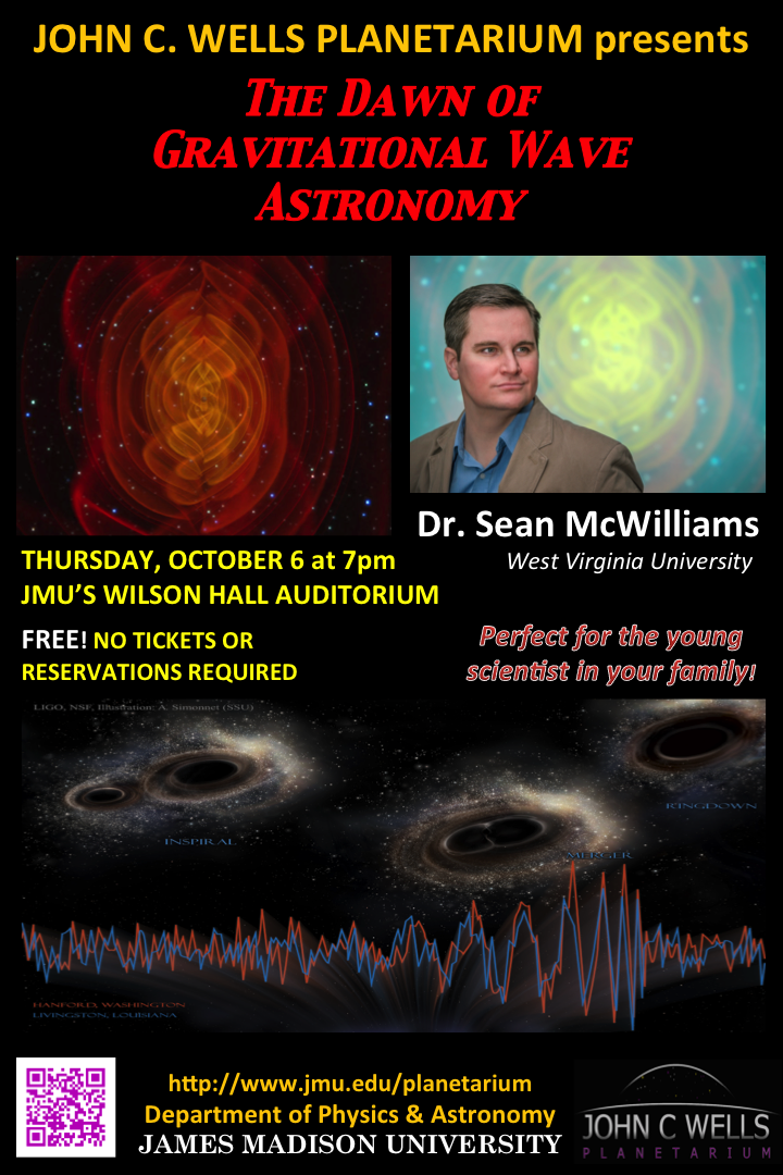 The Dawn of Gravitational Wave Astronomy, October 6, 2016