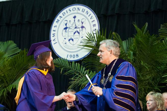 President Alger Winter Commencement 2012