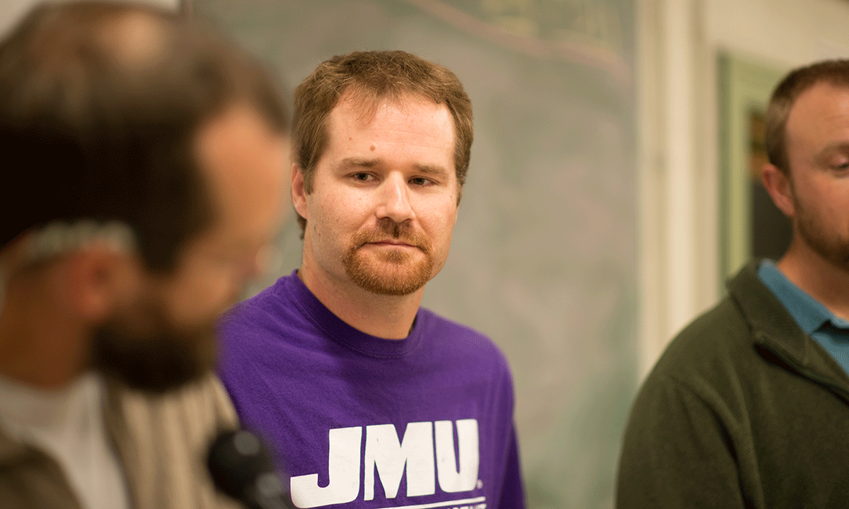 Photo of Matt Lassen a student in JMU's graduate physician's assistant program