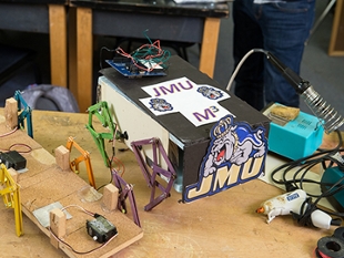 Robot created by Lisha White and team mates