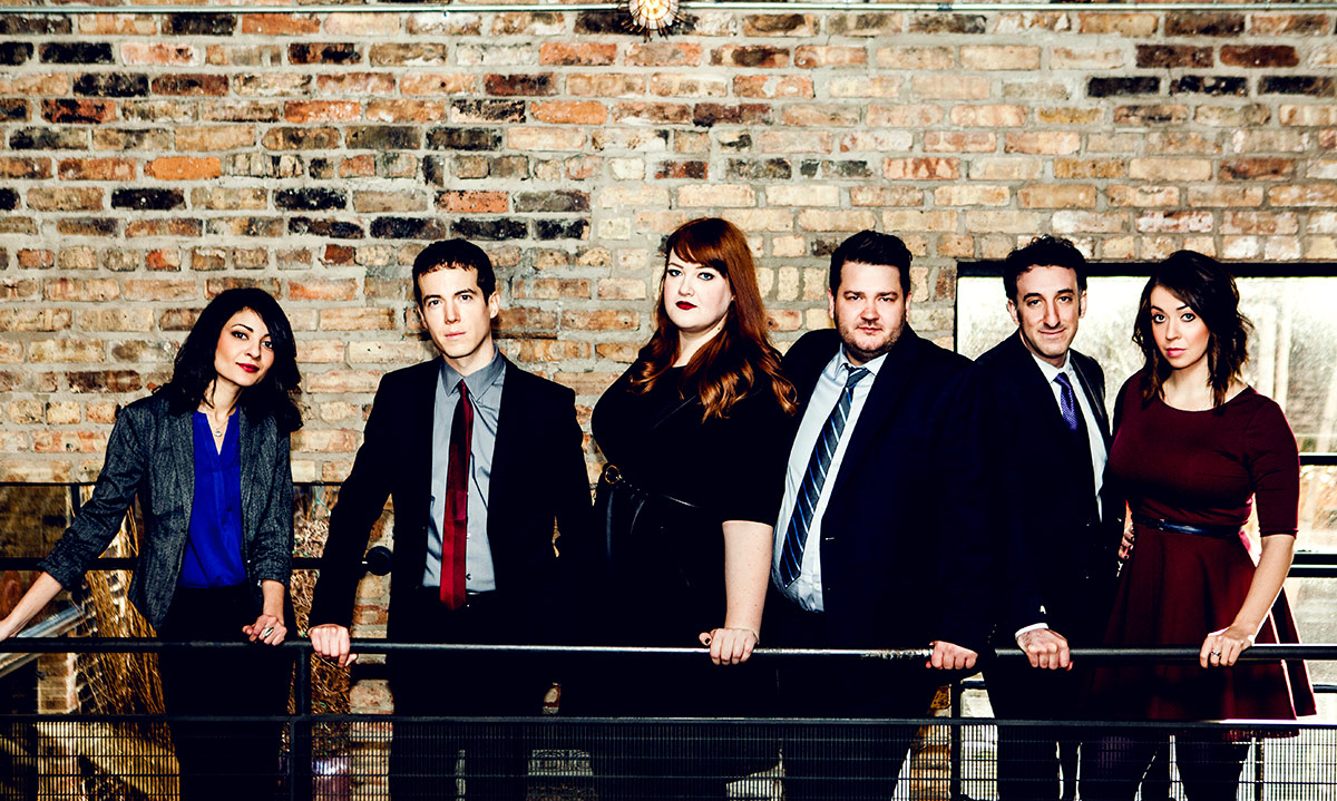 Photo of Second City cast by Kirsten Miccoli