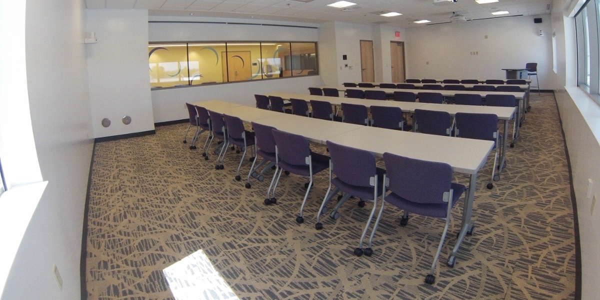 Picture of classroom setup of room 4046