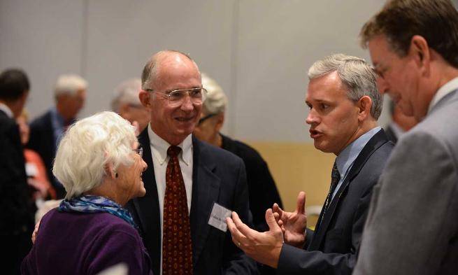 President Alger at the Faculty Emeriti Association