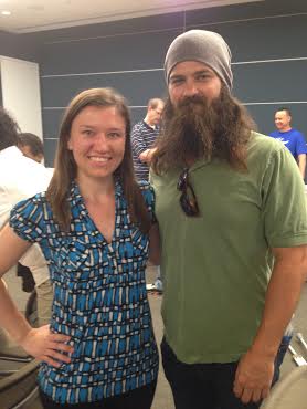 Emily Witter meets celebrity Jep Robertson from Duck Dynasty!