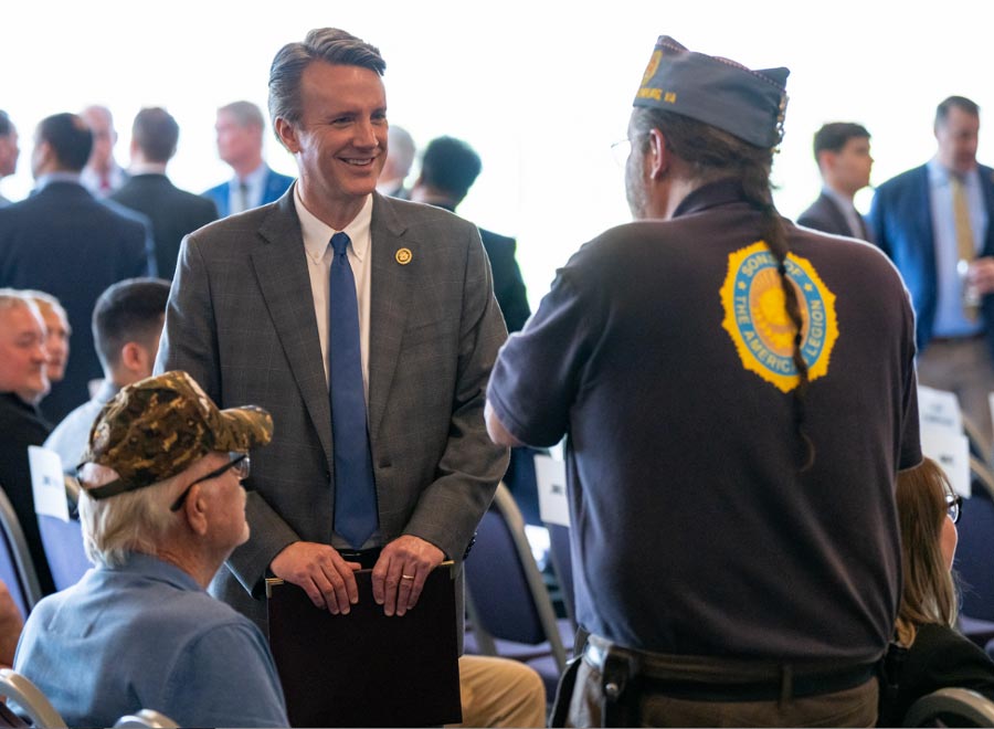 Congressman Ben Cline at the Veterans History Project Kickoff