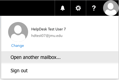 Accessing Shared Mailboxes and Resources Screenshot