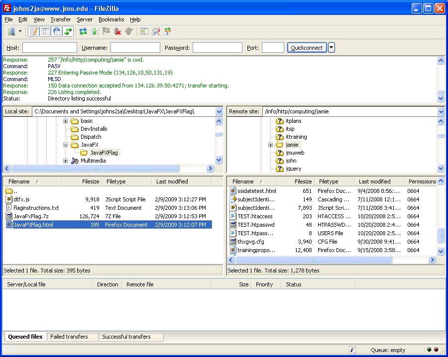 Selecting a Local File in Windows