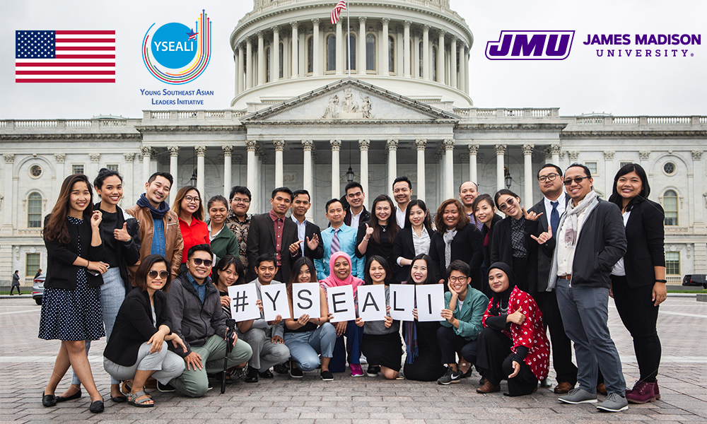 <span class="submesa"><span class="slidetitle">JMU hosts YSEALI program</span><br />James Madison University awarded U.S. Department of State grant to host young leaders from southeast Asia<br /><a class='readmore' href='https://www.jmu.edu/news/global/2024/10-07-yseali-grant.shtml'>Read More</a></span> JMU to host YSEALI