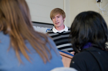 Photo: History class presentation