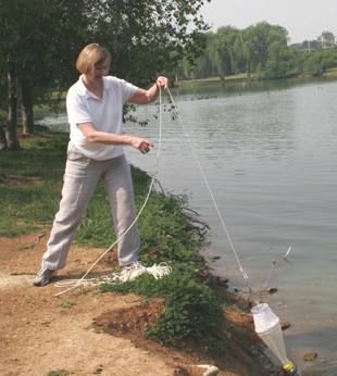 Netting copepods