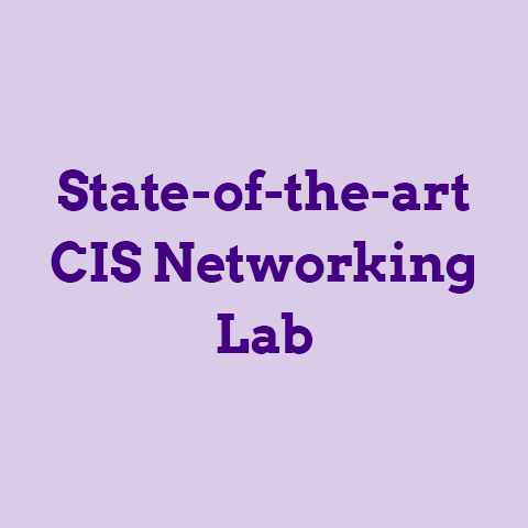 State-of-the-art Networking Lab