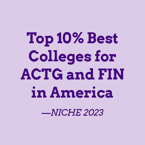 Top 10% Best Colleges for ACTG and FIN in America -  NICHE 2023