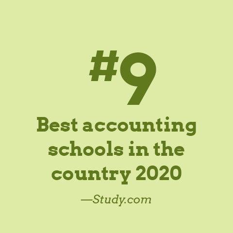#9 best accounting schools in the country 2020