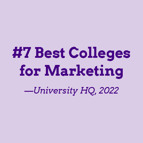 #7 Best Colleges for Marketing  -University HQ, 2022