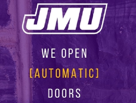 cover of JMU Accessible Event Brochure - We open automatic doors