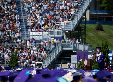 photo of Commencement at Bridgeforth Stadium